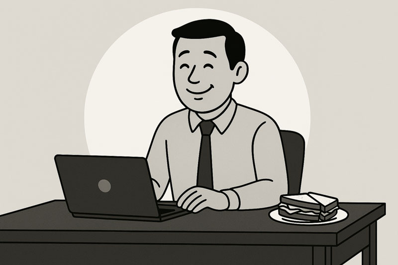 happy worker